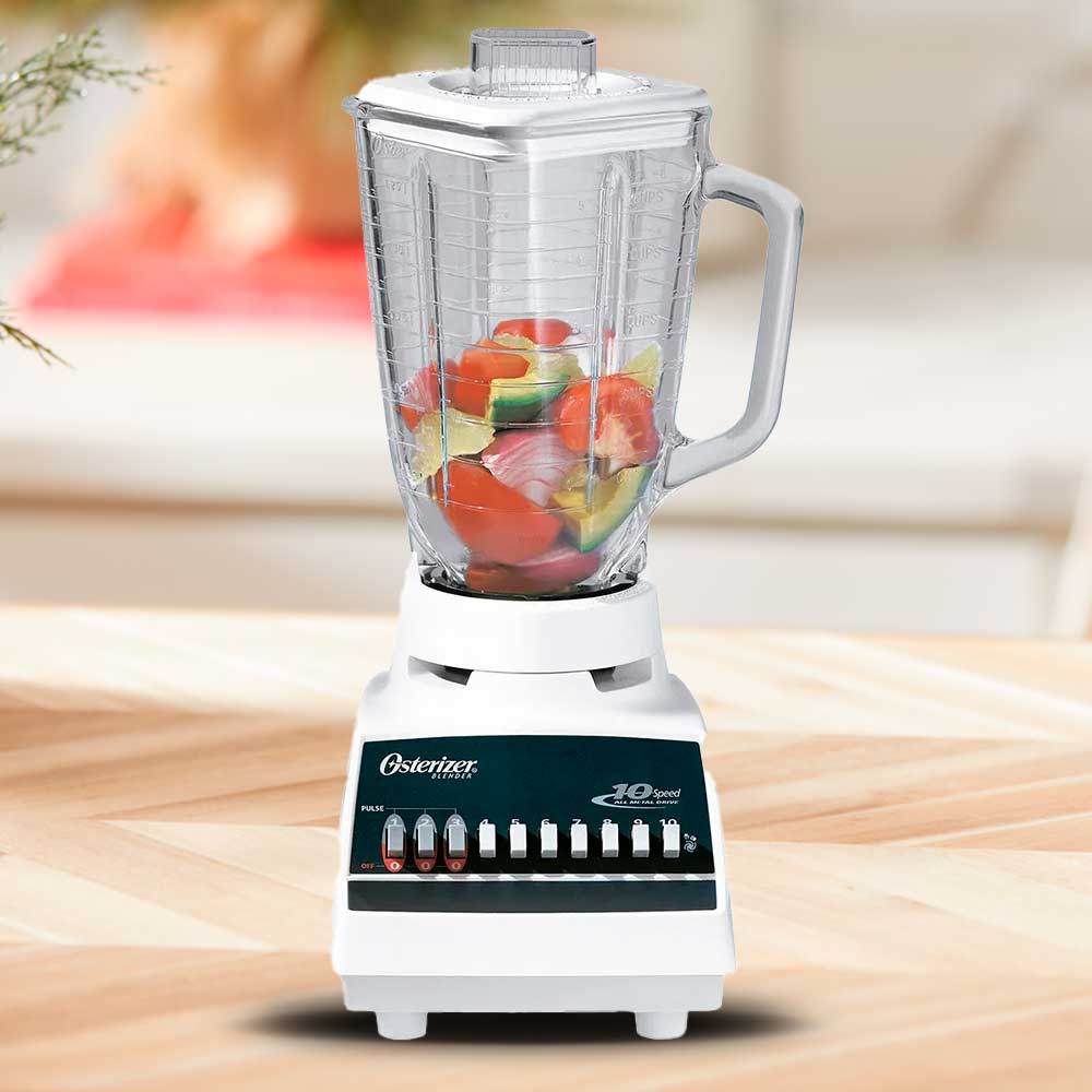 Licuadora De 10 Velocidades Blanca Oster