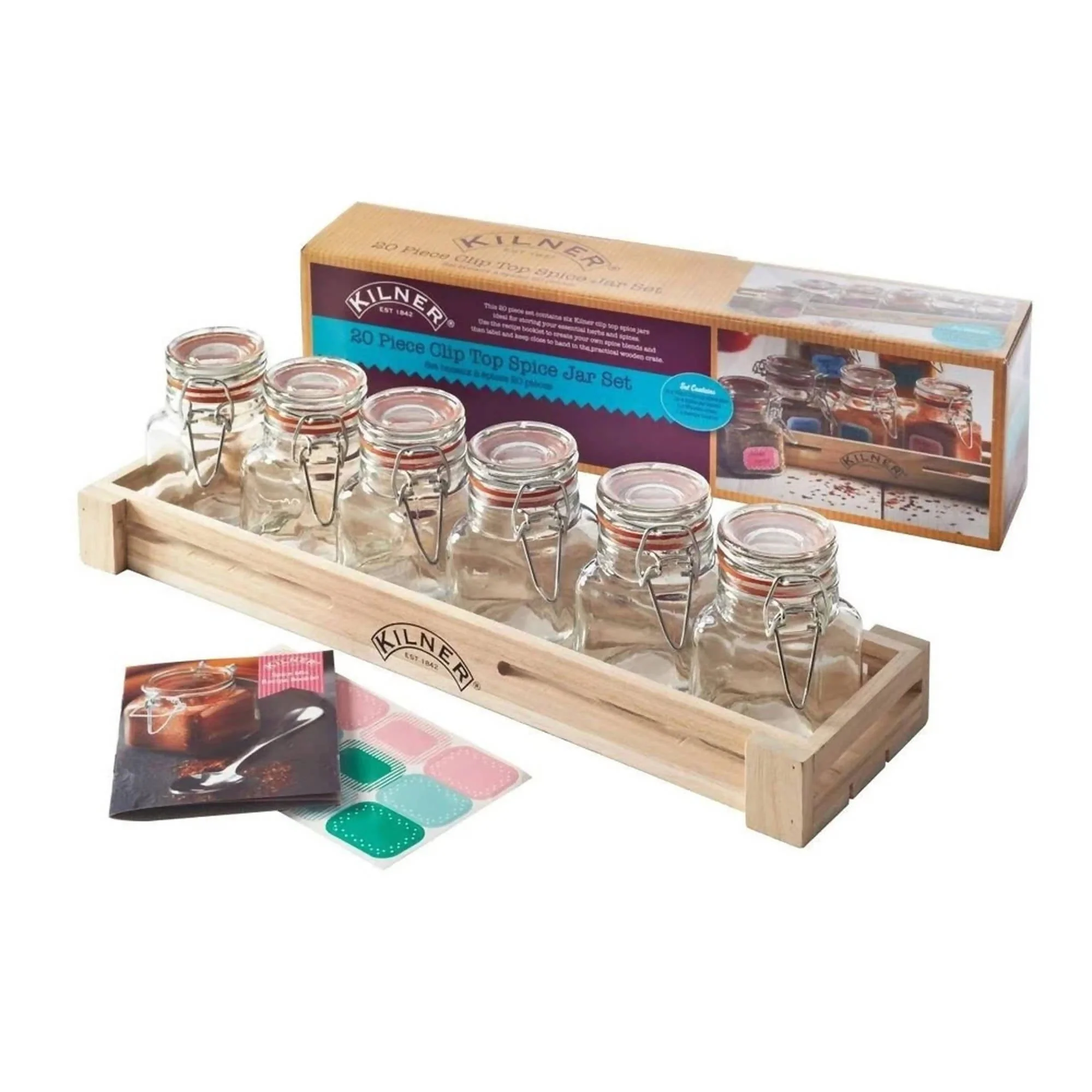 Set 6 Frascos Especias 70 ml Kilner - Imagen 2