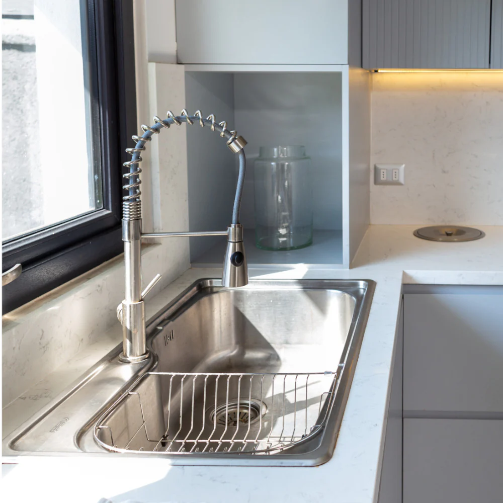 Lavaplatos Sobre Cubierta Acero Inox Big Aqua 1C FDV - Imagen 4