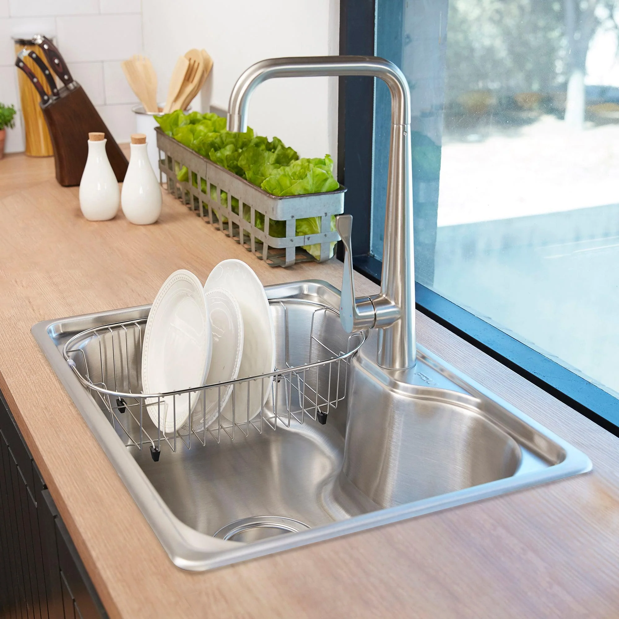 Lavaplatos Sobre Cubierta Acero Inox Small Acqua FDV - Imagen 2