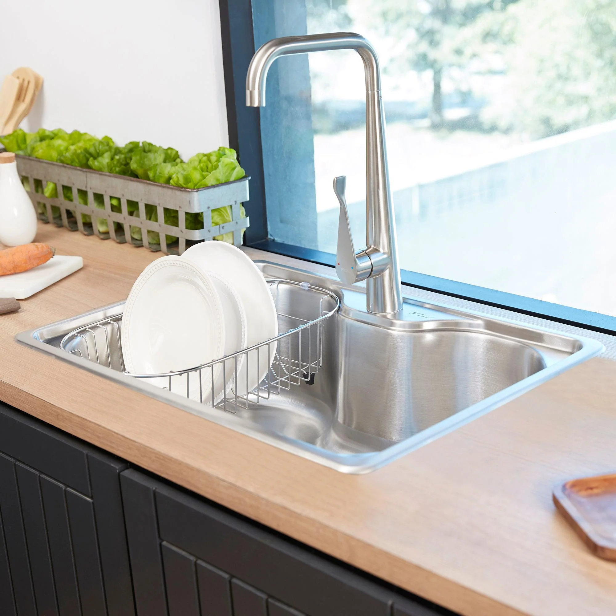 Lavaplatos Sobre Cubierta Acero Inox Small Acqua FDV - Imagen 6