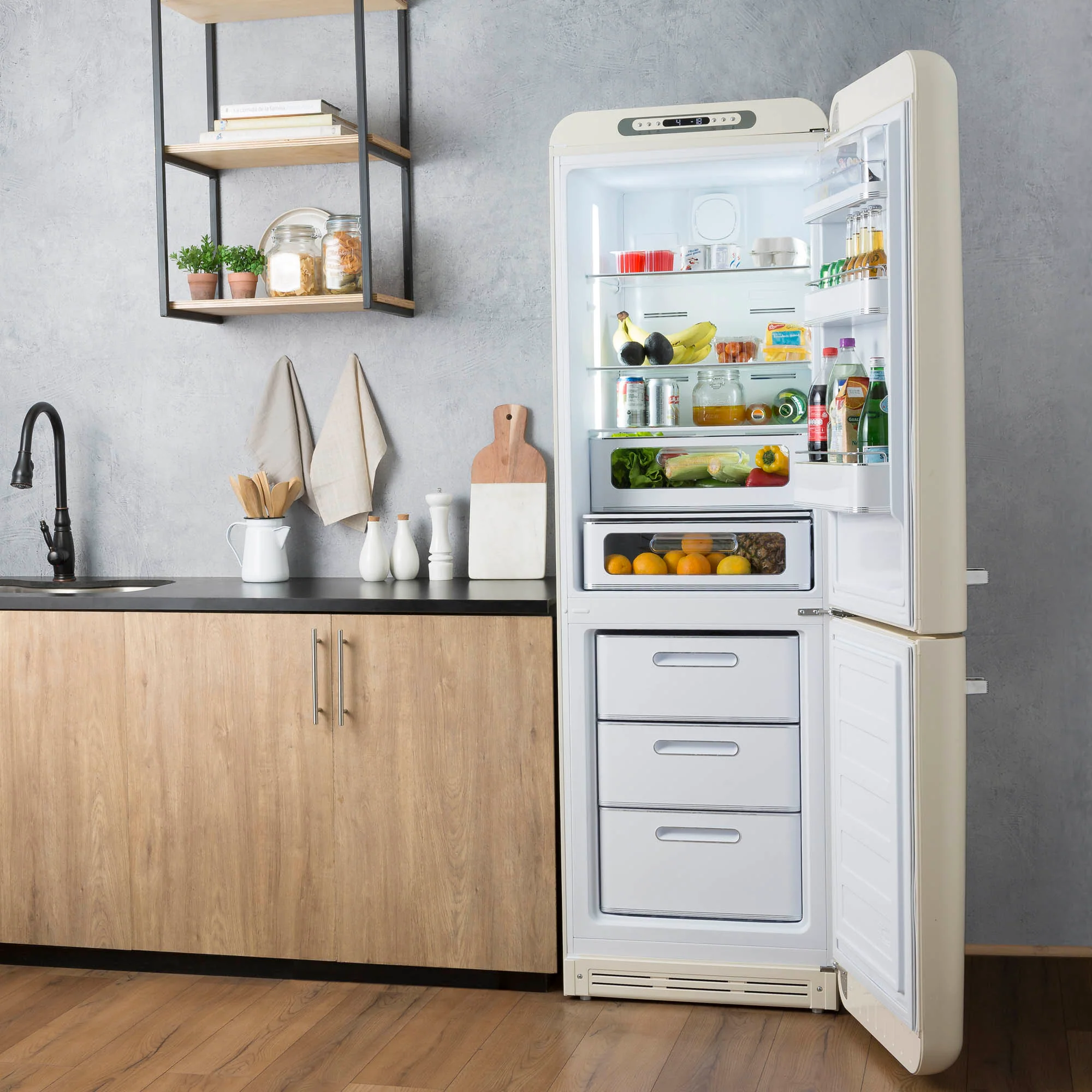 Refrigerador Bottom Freezer DX FAB32 331 Lts Smeg - Imagen 6