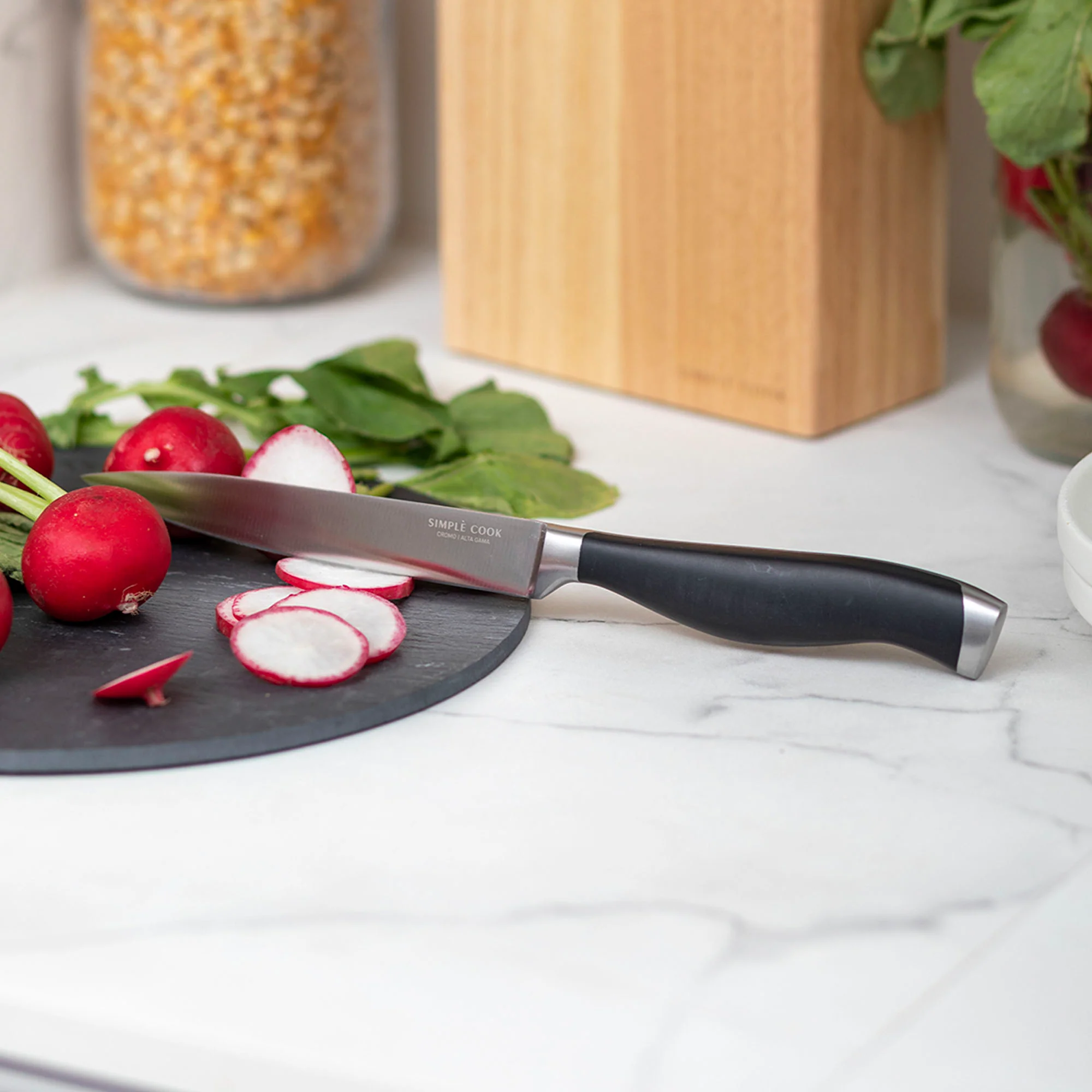 Taco Cuchillos Boston 6 Pzs Simple Cook - Imagen 4