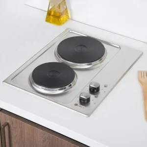 Encimera Plato Eléctrico Neu 2P 50 2 Quemadores 35 cm Kubli