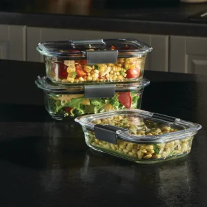 Set De 3 Contenedores Herméticos 2 x 757 Ml y 1 x 1.8 Lts Rubbermaid