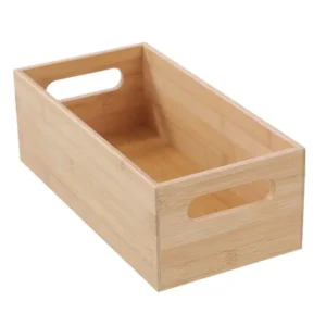 Caja Organizadora De Bambú 30,5 x 15