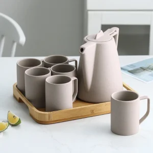 Juego de Té Retro Jarra y 6 Tazas Santú Home & Deco