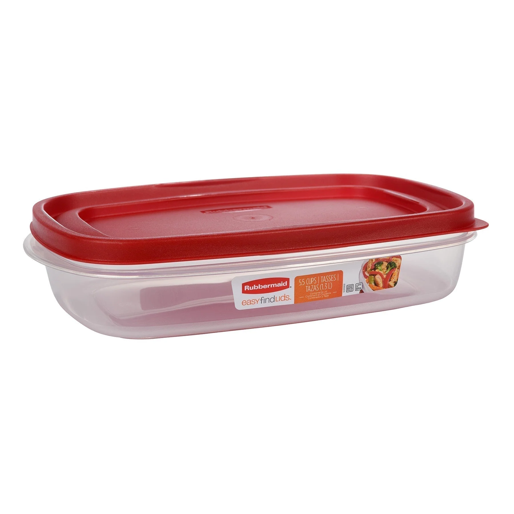 Set De 4 Contenedores Herméticos Easy Find Lids 1.3 Lts Rubbermaid - Imagen 3
