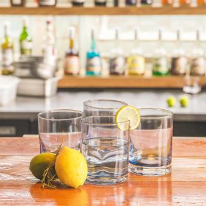 Set 8 Vasos Venecia Color Decoexpress