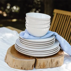 Juego de Loza 12 Piezas Cerámica Toscana Simplit