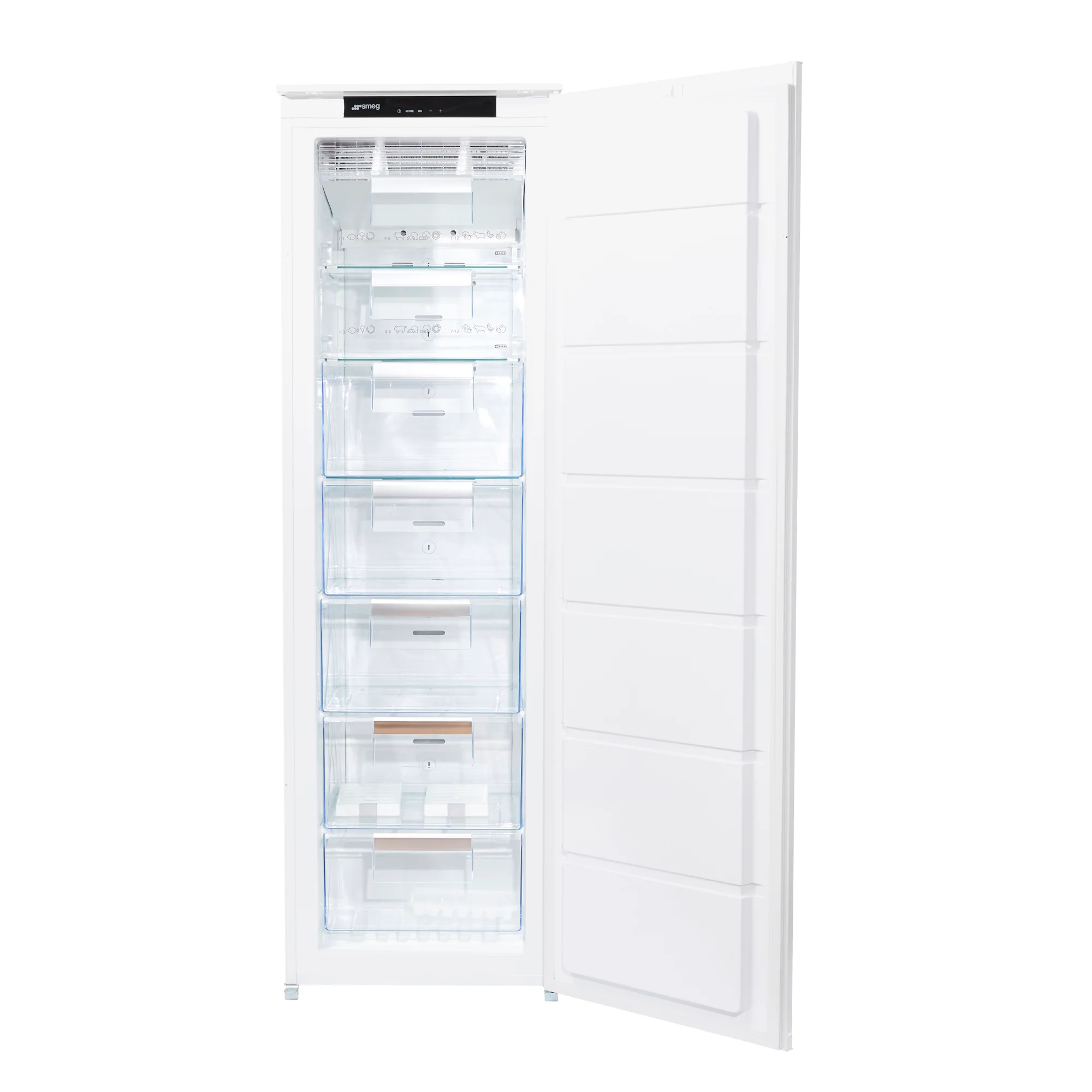 Freezers Empotrado S8F174NF 204 Lts Smeg - Imagen 7