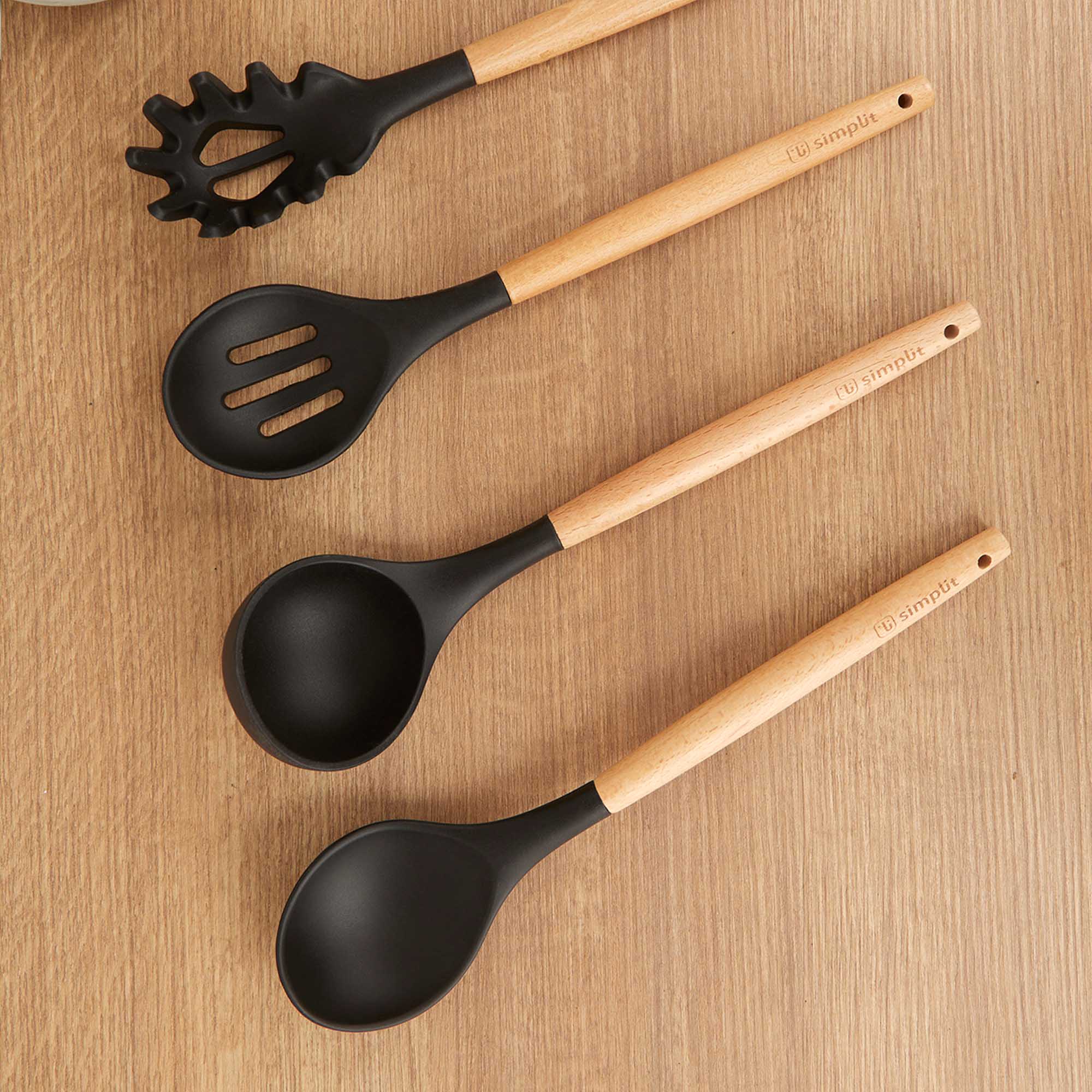 Kit Batería Cocina 8 Pzs + Set 12 Utensilios Simplit - Imagen 6