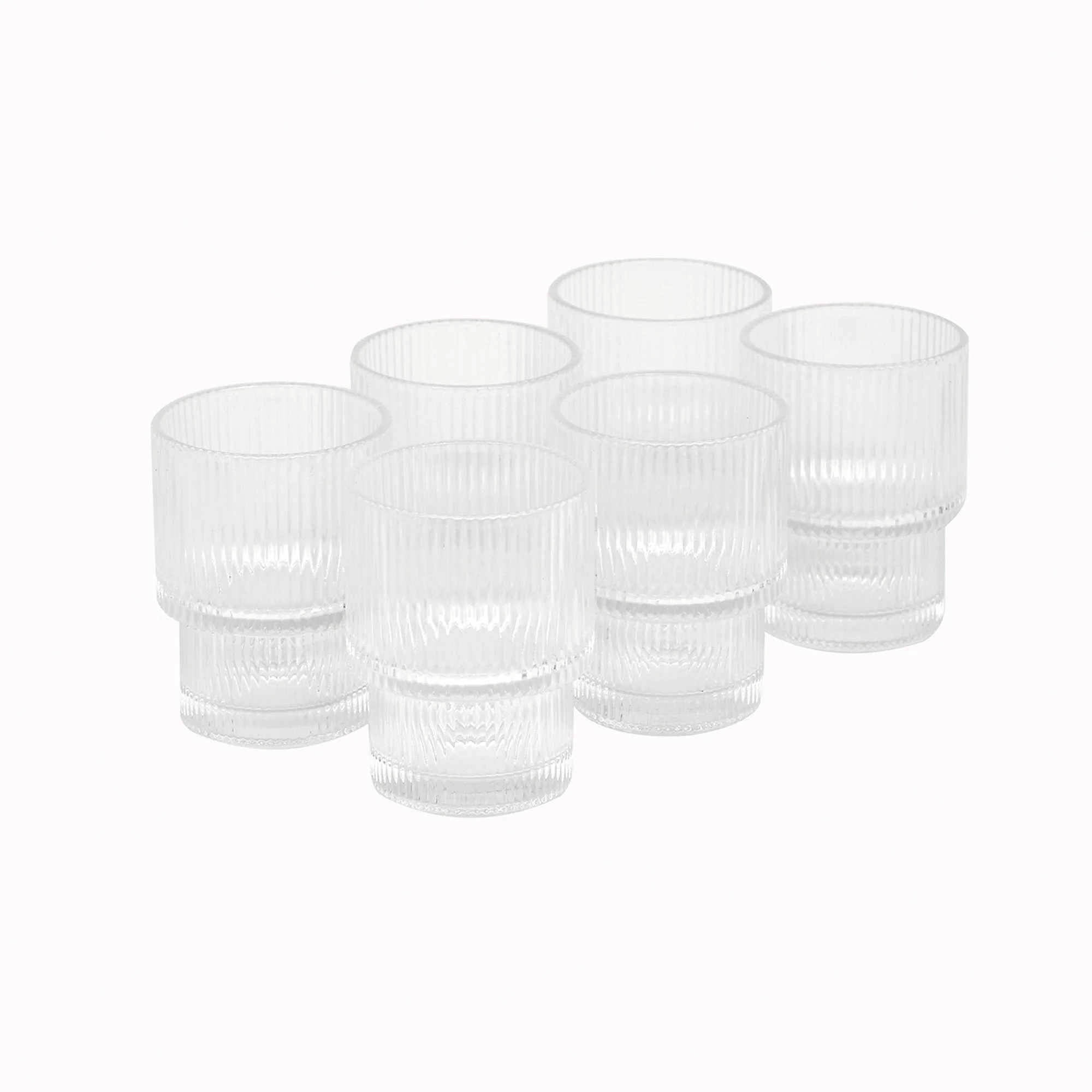 Set 6 Vasos Corto Vintage Charlotte 200 Ml Simplit - Imagen 9