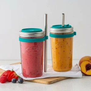 Set Frasco Para Preparar Smoothie