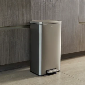 Basurero Madison Rect Pedal SS 45 Lts EKO