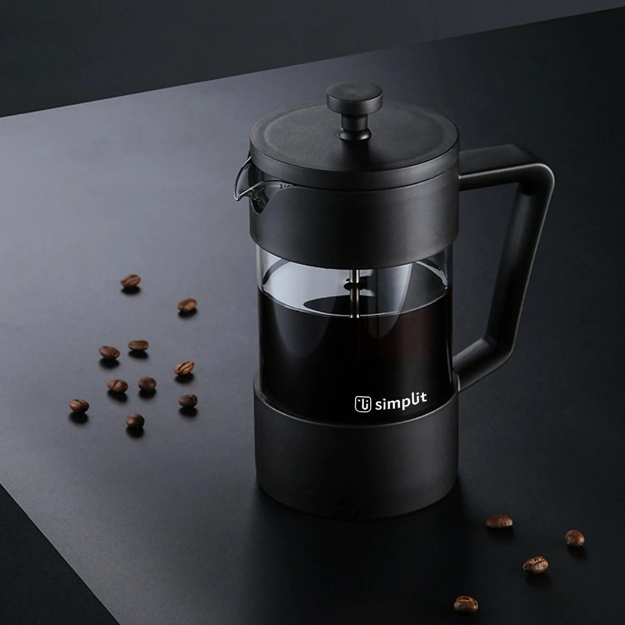 Pack Cafetera Francesa 600ml + Set 2 Tazas 80ml Simplit - Imagen 3