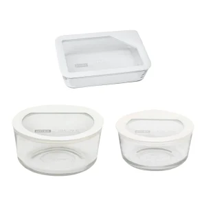 Set 3 Contenedores de Vidrio Ultimate Pyrex