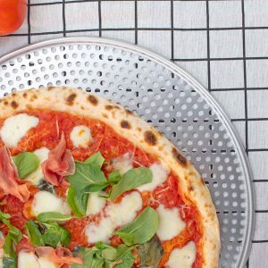 Bandeja Para Pizza Perforada 35 Cms