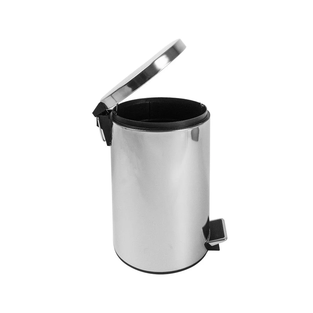 Papelero Inox 12 Lts Decoexpress - Imagen 3