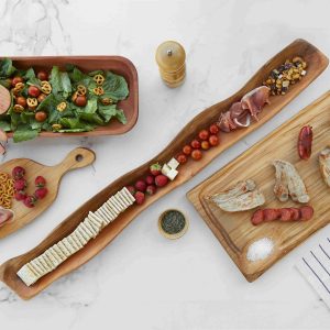 Canoa Madera Aperitivo 90X12 Cm Milenaria Alerce