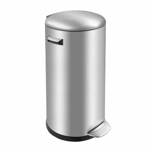 Basurero EKO Redondo Pedal SS 30L