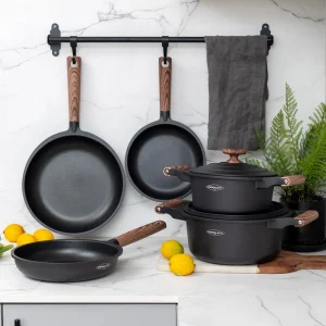 Set Batería Ollas Eco Nature II 7pzs Oroley