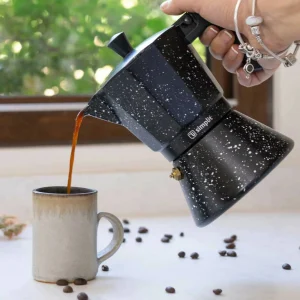 Cafetera Italiana Granito 4 Tazas Simplit