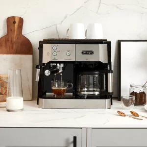 Cafetera Espresso Americana Combi BCO421.S Delonghi