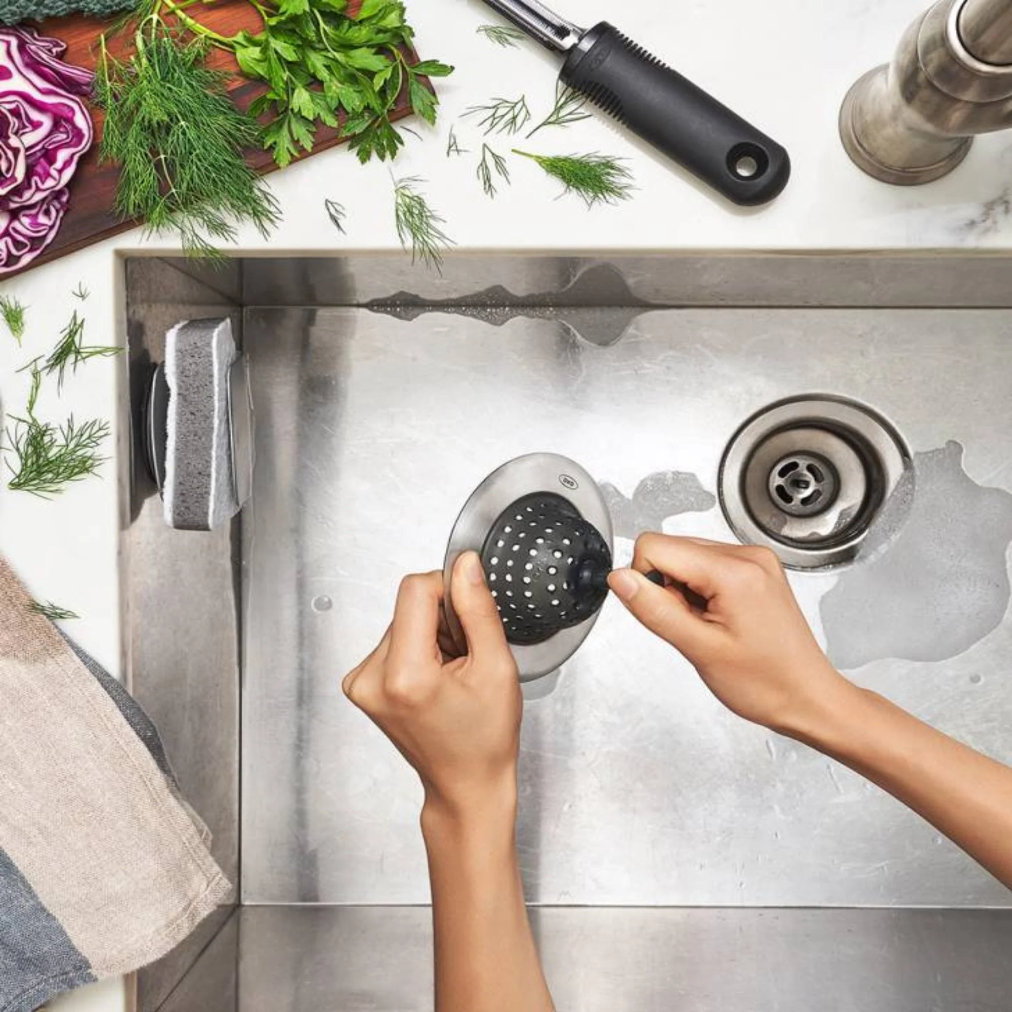 Filtro Tapón Lavaplatos Oxo