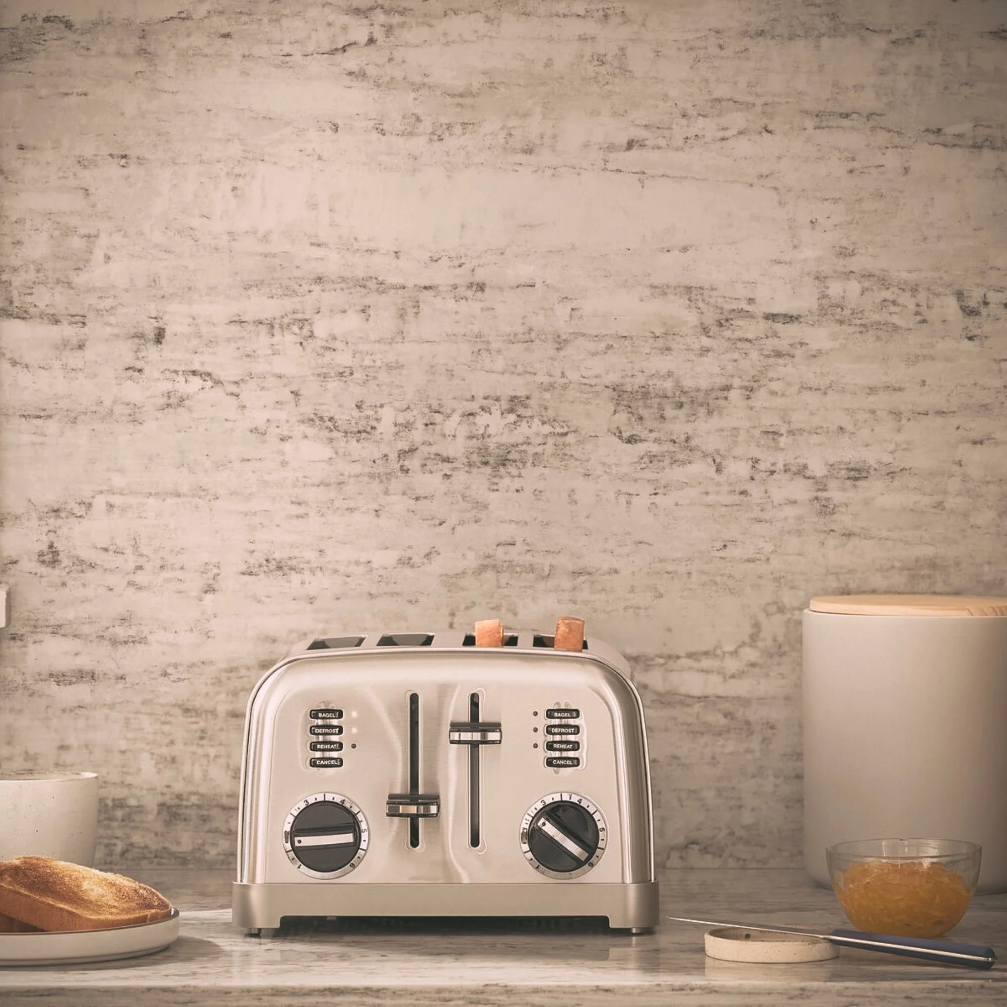 Tostador Metálico Clásico De 4 Rebanadas CPT180CL Cuisinart. - Imagen 3