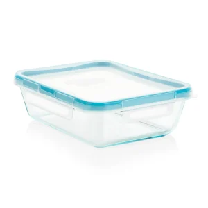 Contenedor Rectangular De Vidrio 1.4 Lts SnapWare