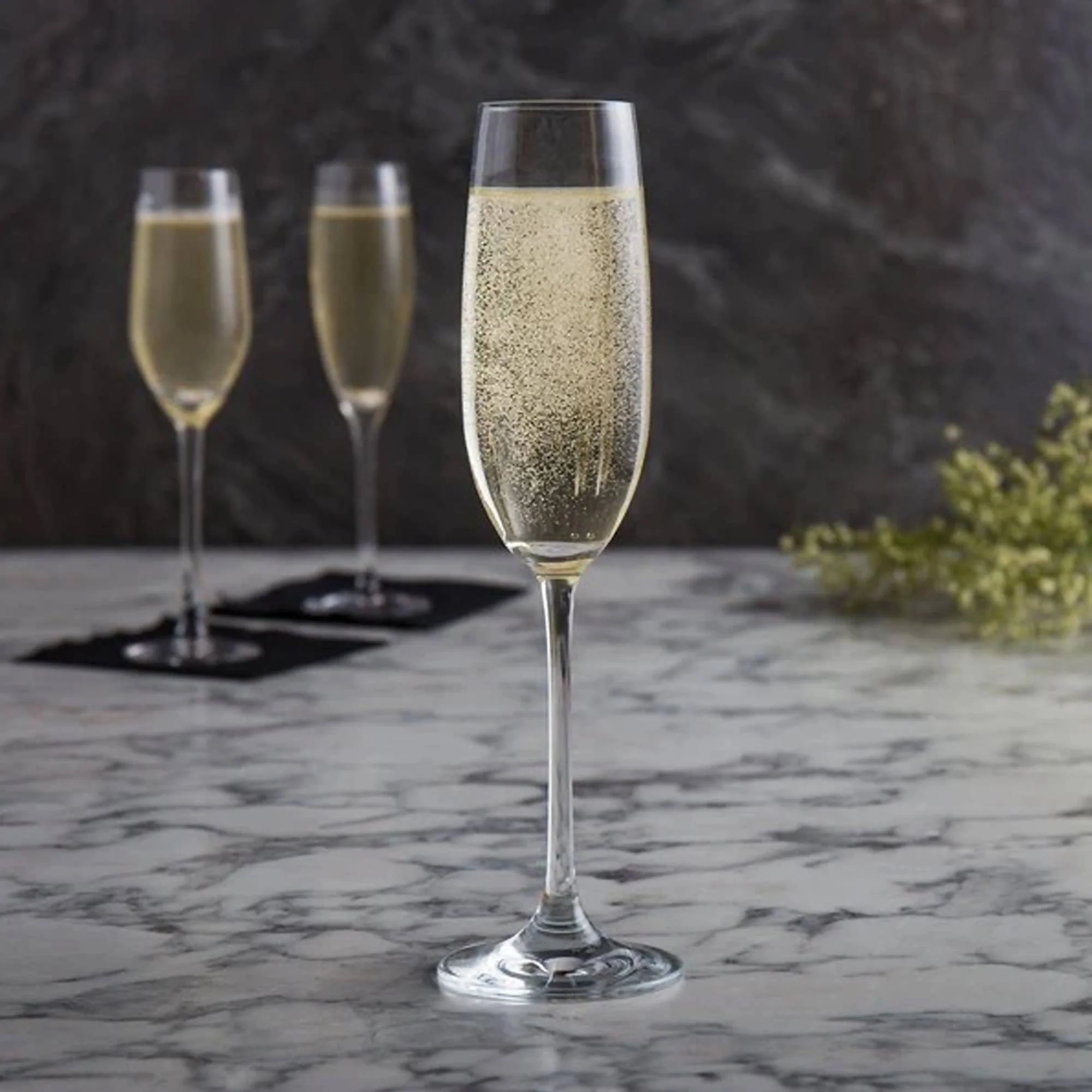 Set 4 Copas Champagne Salute