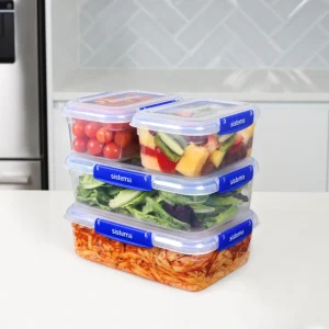 Set de 4 Contenedores 2 x 1 Lt y 2 x 2,2 Lts