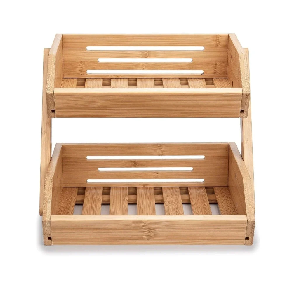 Estante De Madera De 2 Niveles Para Cocina Santú Home & Deco - Imagen 5