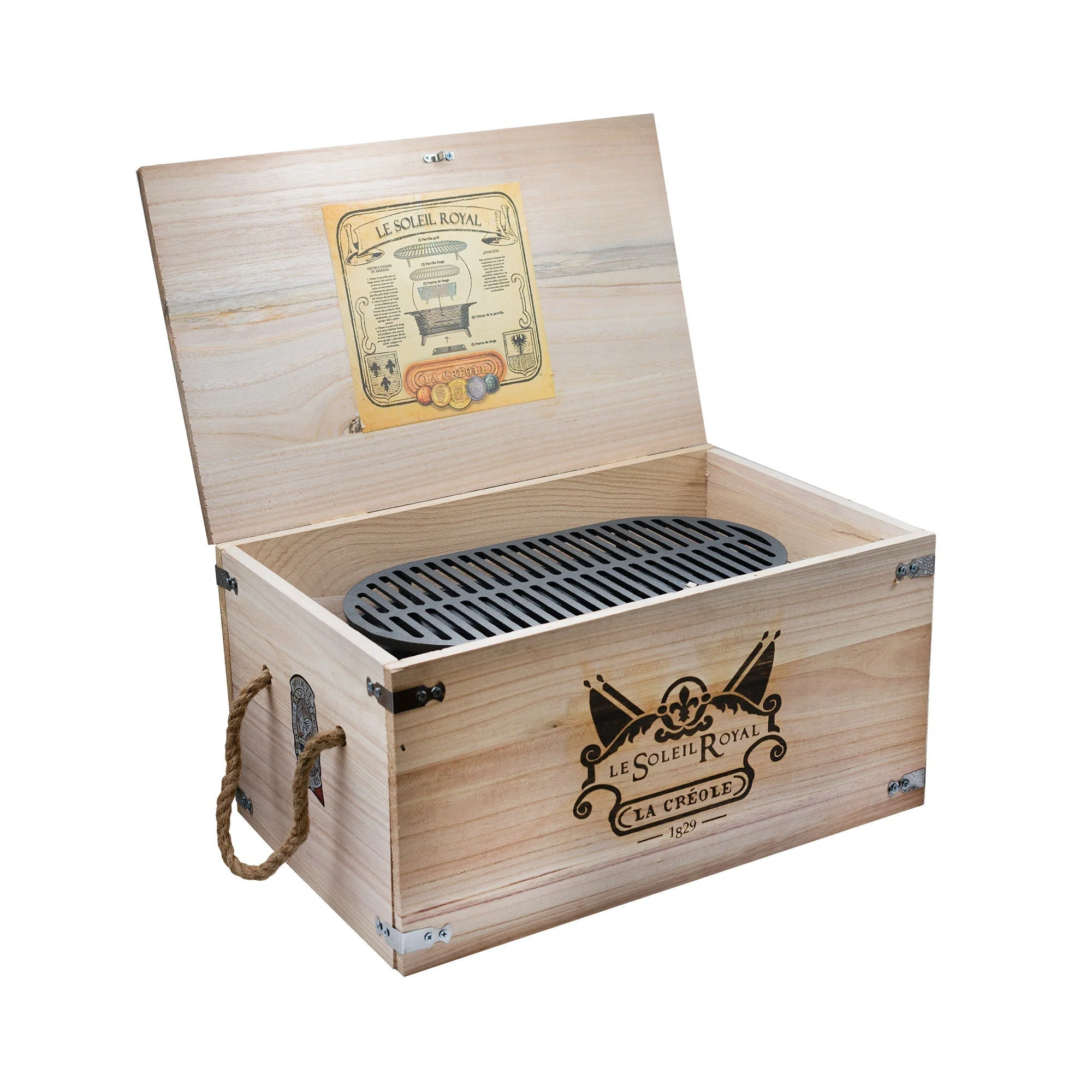 Parrilla de Sobremesa a Carbón Le Soleil Royal - Imagen 4