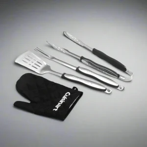 Juego De Utensilios Para BBQ De 3 Pzs + Guante CGS-134BL Cuisinart®