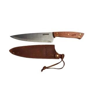 Cuchillo 8 Pulgadas Parrillero C/Funda Cuero