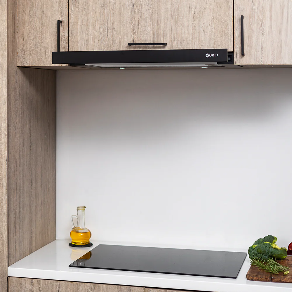 Campana Bajo Mueble Neu Slider Black 60 cm 350 m3/h Kubli - Imagen 2