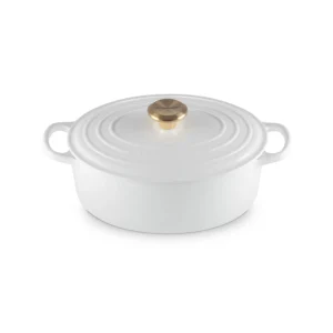Cocotte Ovalada 27 Cm White Le Creuset
