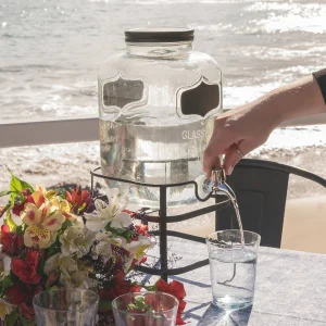 Dispensador Jugo Vidrio 5 Lts Decoexpress