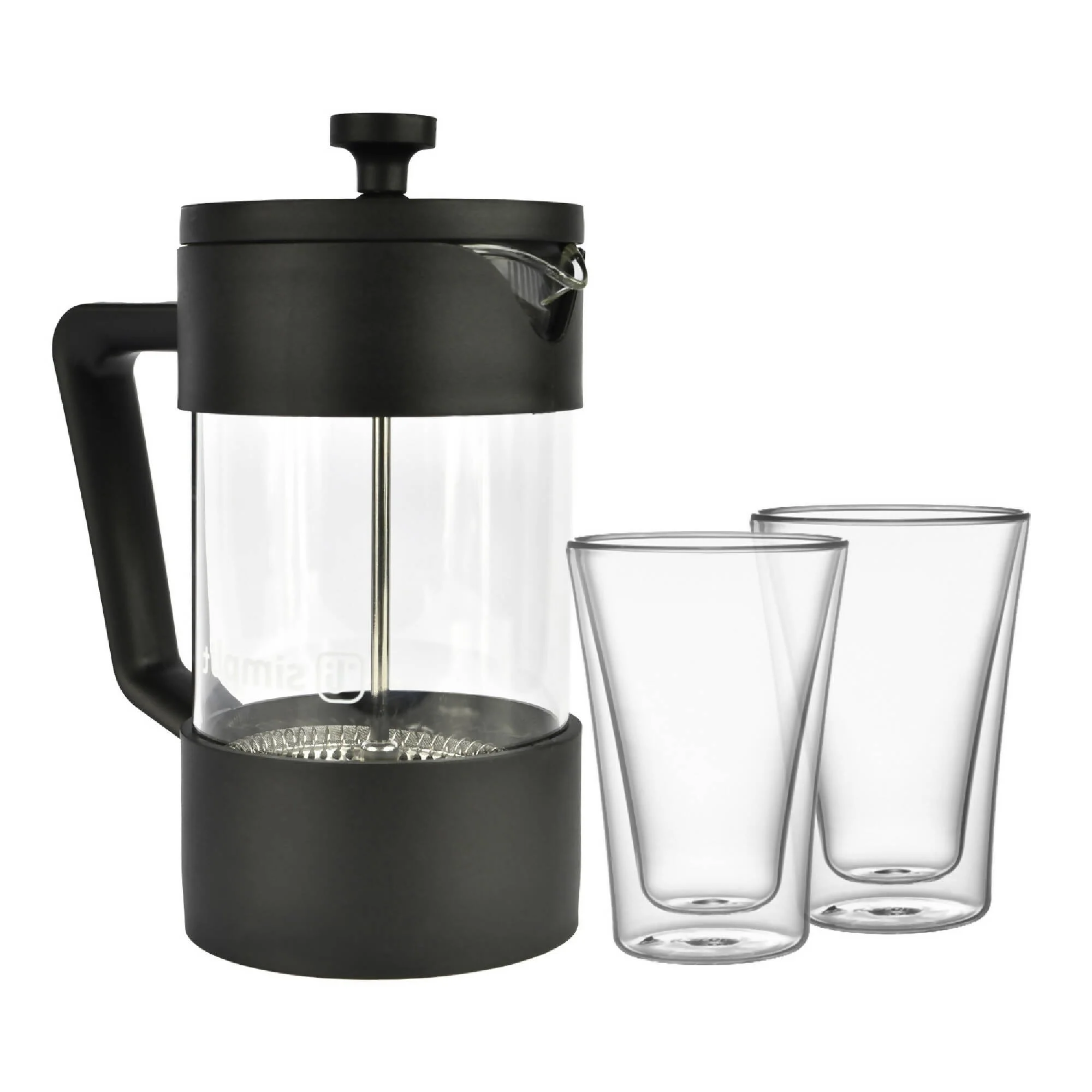 Pack Cafetera Francesa 600ml + Set 2 Vasos 400 ml Simplit - Imagen 3