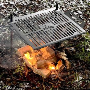 Parrilla Portátil Camper con Base