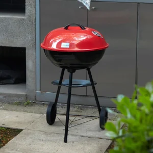 Parrilla Portátil Carbón Kettle Roja 17'' Simplit