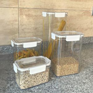 Set 4 Contenedores De Alimento Cocina Santú Home & Deco