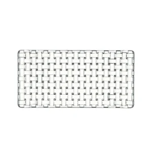 Plato Rectangular Bossa Nova 28 Cms Nachtmann