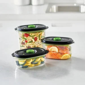 Pack Contenedores Marinador 700 ml, 1.2 lt y 1.8 lt FFC026X Food Saver