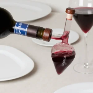 Aireador Decantador y Dosificador de Vino por Copas Italiano