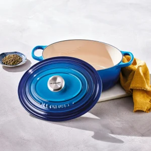 Cocotte Oval Azure 27 Cm Le Creuset
