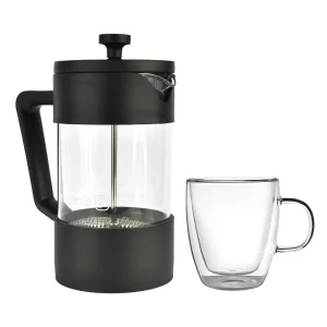 Pack Cafetera Francesa 600 ml +Taza Doble Pared 350 ml Simplit