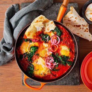 Sartén Alta Con Mango De Madera Volcánico 28 Cm Le Creuset